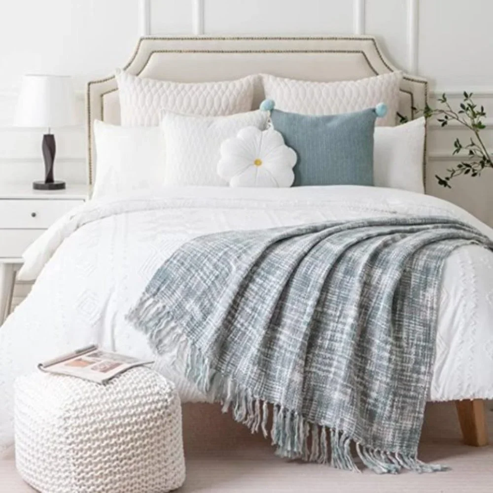 Boho Fall Cozy Throw Blanket